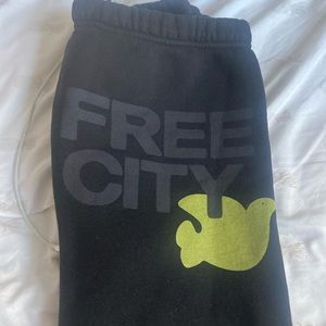 Free City black sweats barely worn